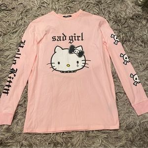 Dolls Kill Hello Kitty oversized top
